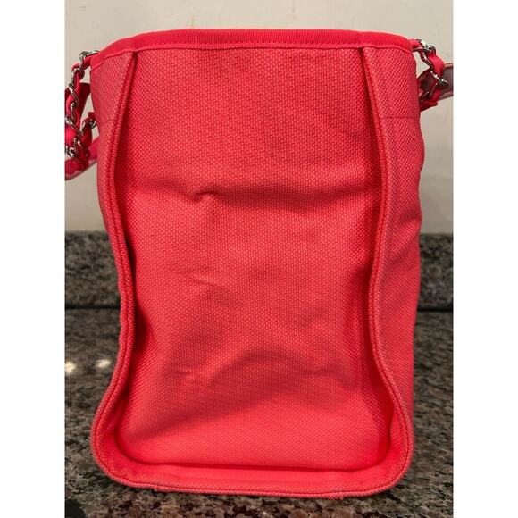 Chanel Deauville Medium Pink Canvas Tote SPB-JB 332909 - Picture 5 of 15